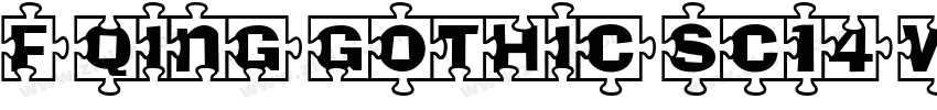 F Qing Gothic SC14 W字体转换